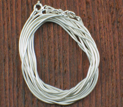 Sterling Silver Rope Chain - bali i 24 inch